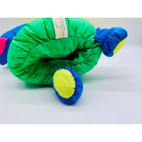 Vintage Prestige Toy Corp Neon Butterfly Bug Hand Puppet with Squeaking Sound - Picture 10 of 10